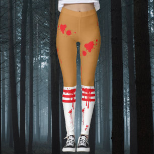 Zombie Cheerleader Bloed Splattered Leggings