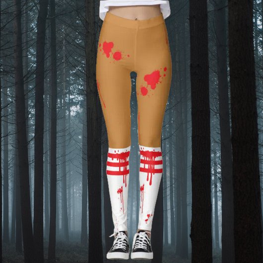 Zombie Cheerleader Bloed Splattered Leggings
