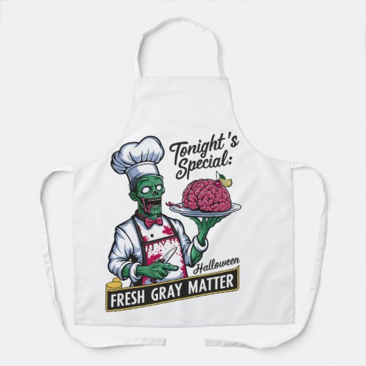 zombie chef schort (Voorkant)