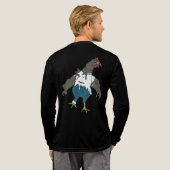 Zombie Chicken Tri-Blend Shirt (Achterkant)