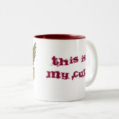 Zombie Chicken Tweekleurige Koffiemok (Voorkant rechts)