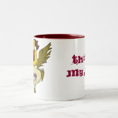 Zombie Chicken Tweekleurige Koffiemok (Center)