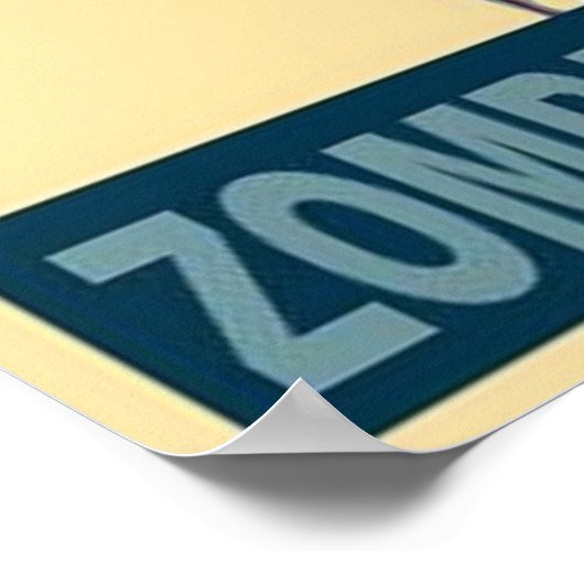 Zombie Christus Poster (Hoek)