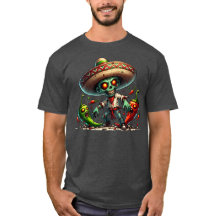 Zombie Cinco de Mayo Man en Hot Peppers