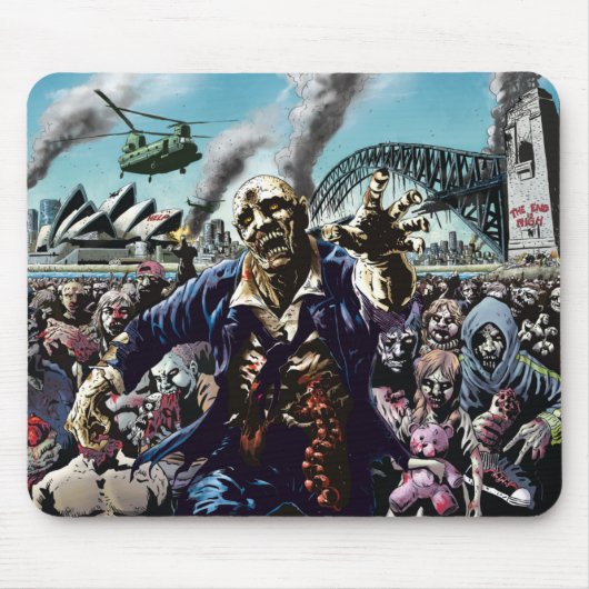 Zombie Cities: Sydney Zombies Muismat (Voorkant)