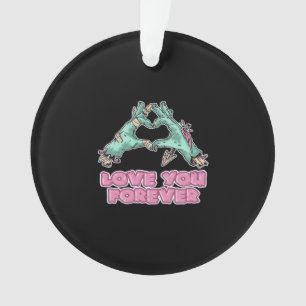 Zombie Classic - Skeleton Hart en Handen Ornament