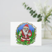Zombie Claus Briefkaart (Staand voorkant)