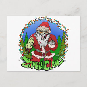 Zombie Claus Briefkaart