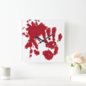 zombie clock vierkante klok (Huis)