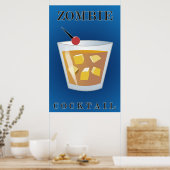 Zombie Cocktail Poster (Keuken)