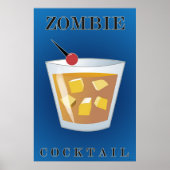 Zombie Cocktail Poster (Voorkant)