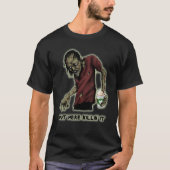 Zombie Coffee Creepy Undode Monster Halloween Cos T-shirt (Voorkant)