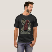 Zombie Coffee Creepy Undode Monster Halloween Cos T-shirt (Voorkant volledig)