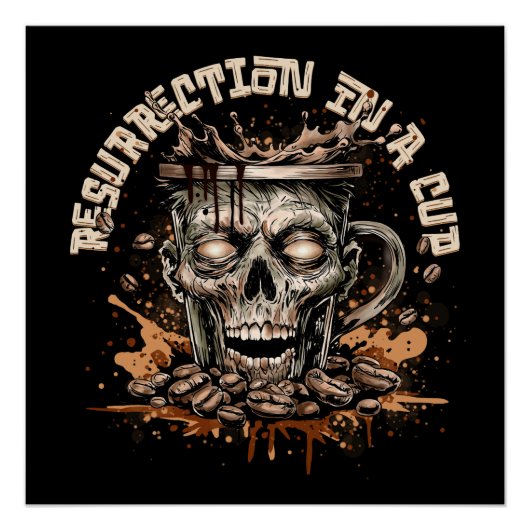 Zombie Coffee Perfect Poster (Voorkant)