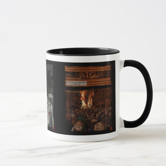 Zombie Comic Strip Mok (Rechts)