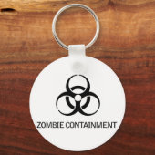 Zombie Containment Sleutelhanger (Voorkant)