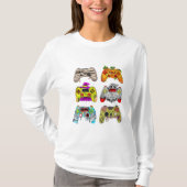 Zombie Controller Halloween T-Shirt voor Gamers (Voorkant)