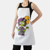 Zombie Cook Creepy Halloween Schort (Insitu)