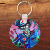 Zombie Cop Sleutelhanger (Voorkant)