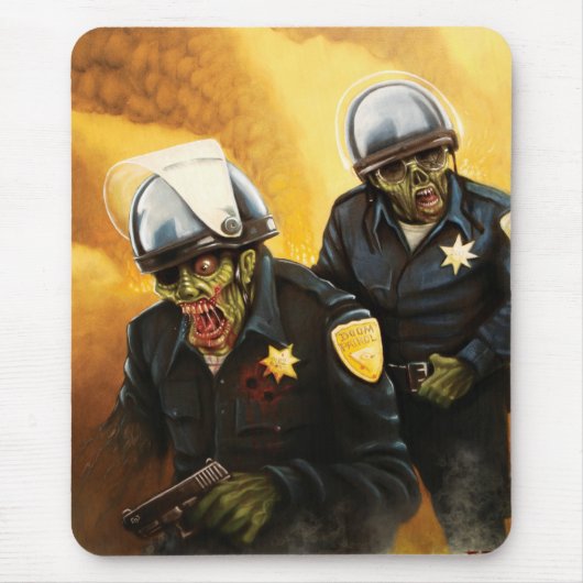 Zombie Cops Muismat (Voorkant)