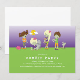 Zombie Costume Party Kaart