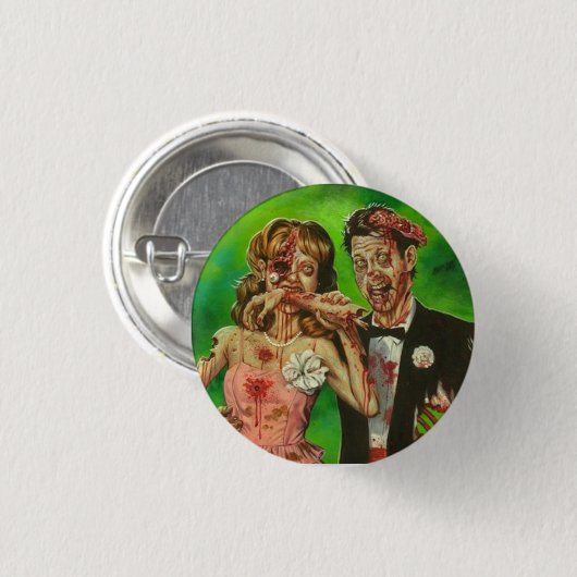 Zombie Couple Button (Voorkant /achterkant)