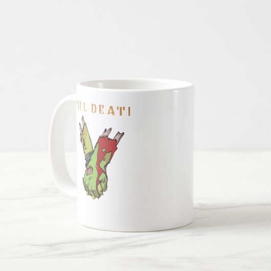 Zombie Couple Till Death Do Us Part Classic Style Koffiemok (Voorkant links)