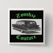 Zombie Couture Hearse Logo Button (Voorkant)