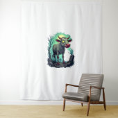 Zombie Cow Apocalypse Wandkleed (In situ)