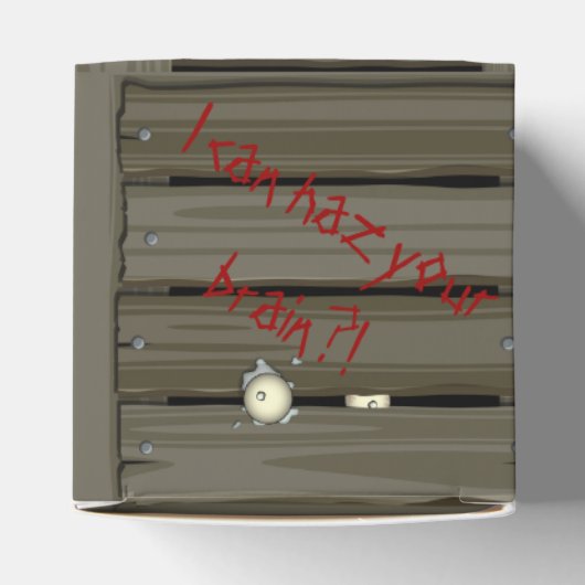 Zombie Crate Bedankdoosjes (Bovenkant)