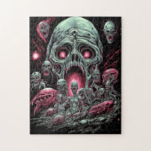 Zombie Creatures Sci-fi Horror Art Legpuzzel (Verticaal)