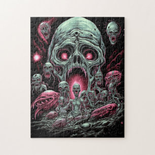 Zombie Creatures Sci-fi Horror Art Legpuzzel