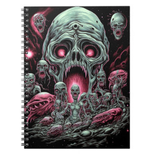 Zombie Creatures Sci-fi Horror Art Notitieboek