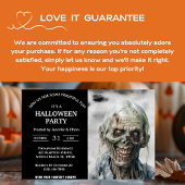 Zombie Creepy Halloween Party Uitnodigingen
