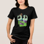 Zombie Crew Tri-Blend Shirt (Voorkant)