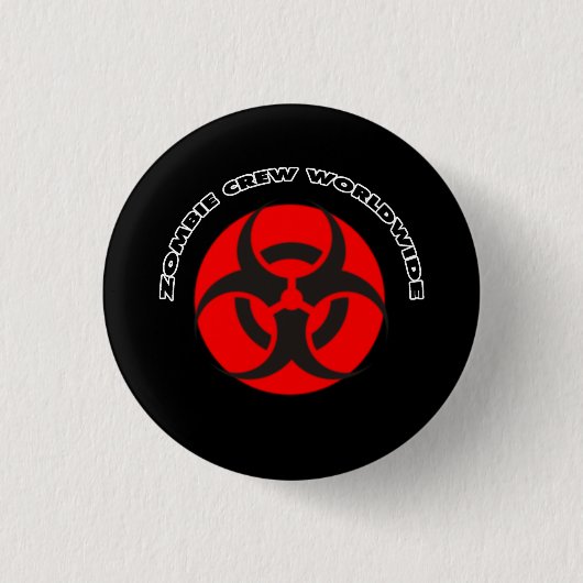 Zombie Crew Worldwide Ronde Button 3,2 Cm (Voorkant)