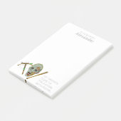 Zombie Crossbow Bat | Grappige apocalyptische noti Post-it® Notes (Schuin)