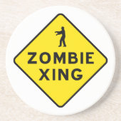 Zombie Crossing Onderzetter (Voorkant)