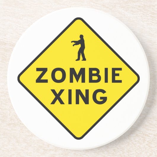 Zombie Crossing Onderzetter (Voorkant)