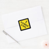 Zombie Crossing Sticker (Envelop)