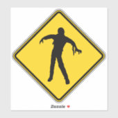 Zombie Crossing Sticker (Vel)
