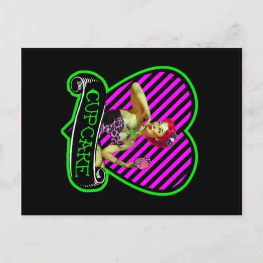 Zombie Cupcake Briefkaart (Voorkant)