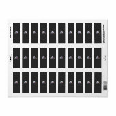 Zombie Cupcake Halloween Etiket (Full Sheet)