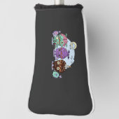 Zombie Cupcake Halloween Golfheadcover (Draai 90)