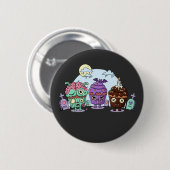 Zombie Cupcake Halloween Ronde Button 5,7 Cm (Voorkant /achterkant)