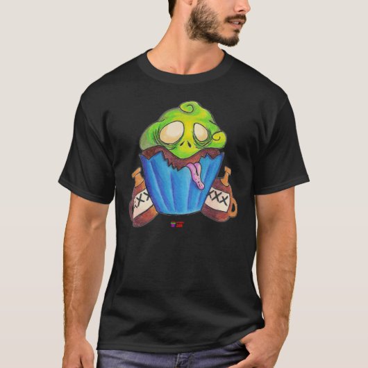 Zombie Cupcakes Logo T-shirt (Voorkant)
