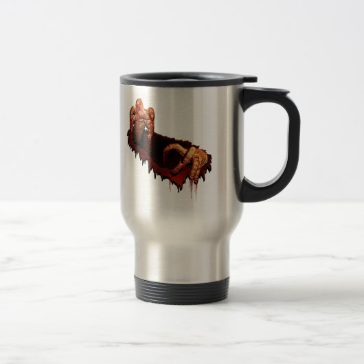 Zombie Cups Mokken Gory Undode Zombie Travel Mugs (Rechts)