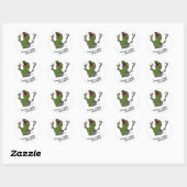 Zombie Cyborg Dinosaurus Stickers (Vel)