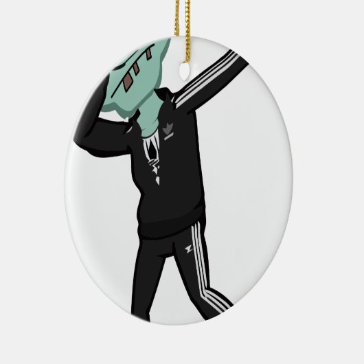 zombie dab keramisch ornament (Rechts)
