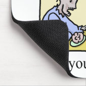 Zombie dad eet je hersenen op muismat (Hoek)